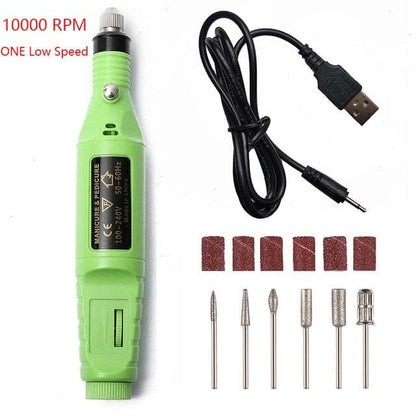 Portable Electric Nail File Drill Machine Kit.