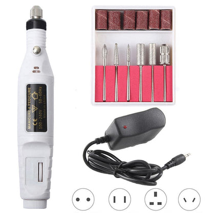 Portable Electric Nail File Drill Machine Kit.