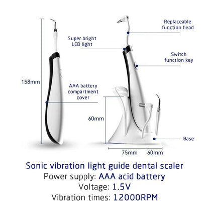 Dental Ultrasonic Plaque/Tartar Scaler & Calculus Stain Remover.