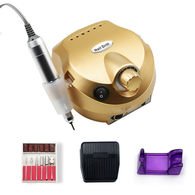 Professional Electric Nail File Drill Machine Kit.