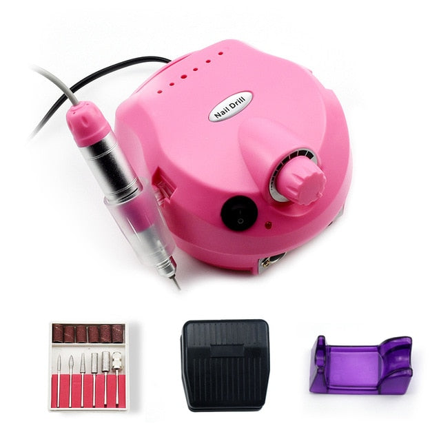 Professional Electric Nail File Drill Machine Kit.