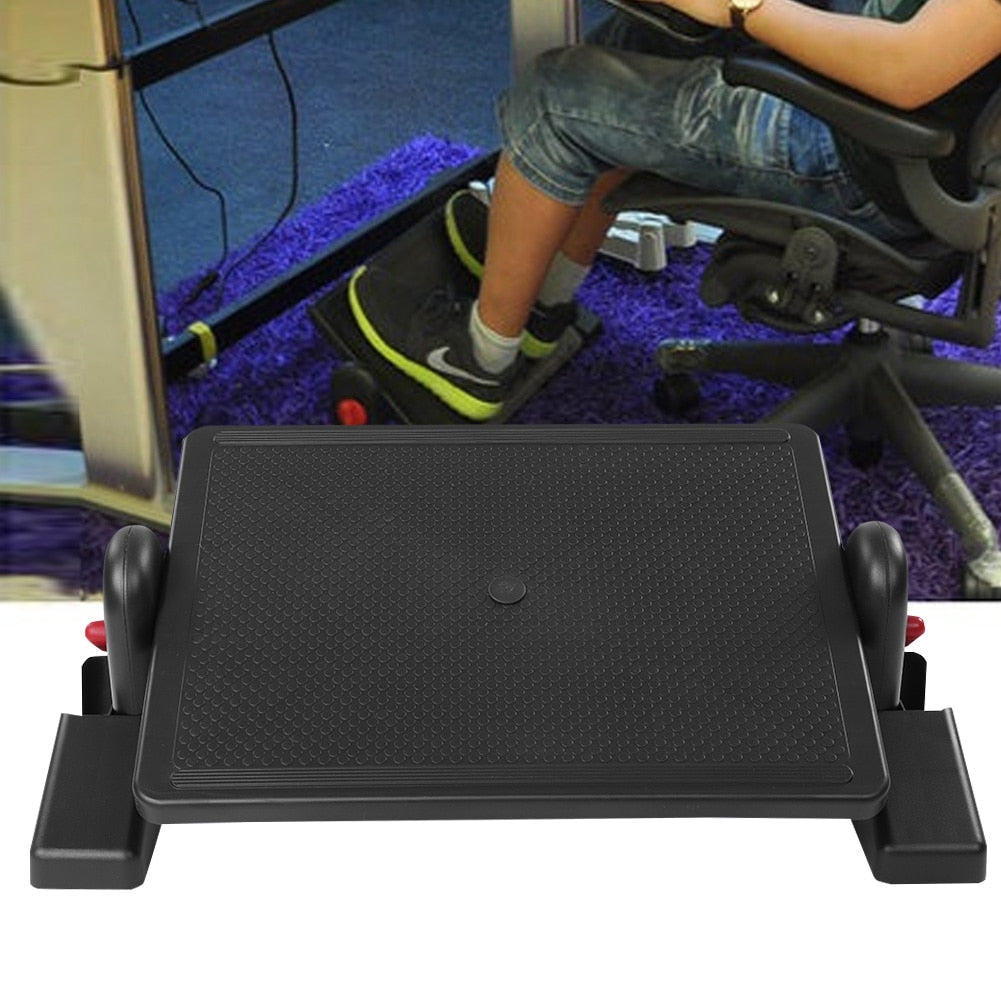 Adjustable Under Desk Office Foot Rest Ergonomic Footstool.