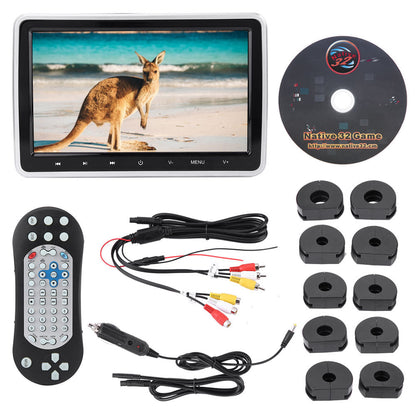 Car Headrest DVD Player Monitor TV System