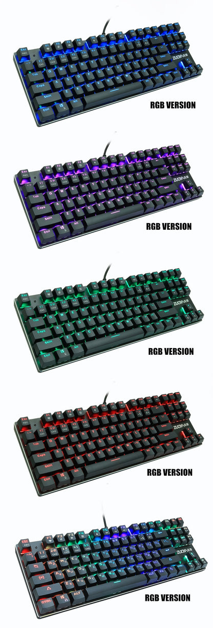 Rainbow RGB Mechanical Gaming Keyboard For PC