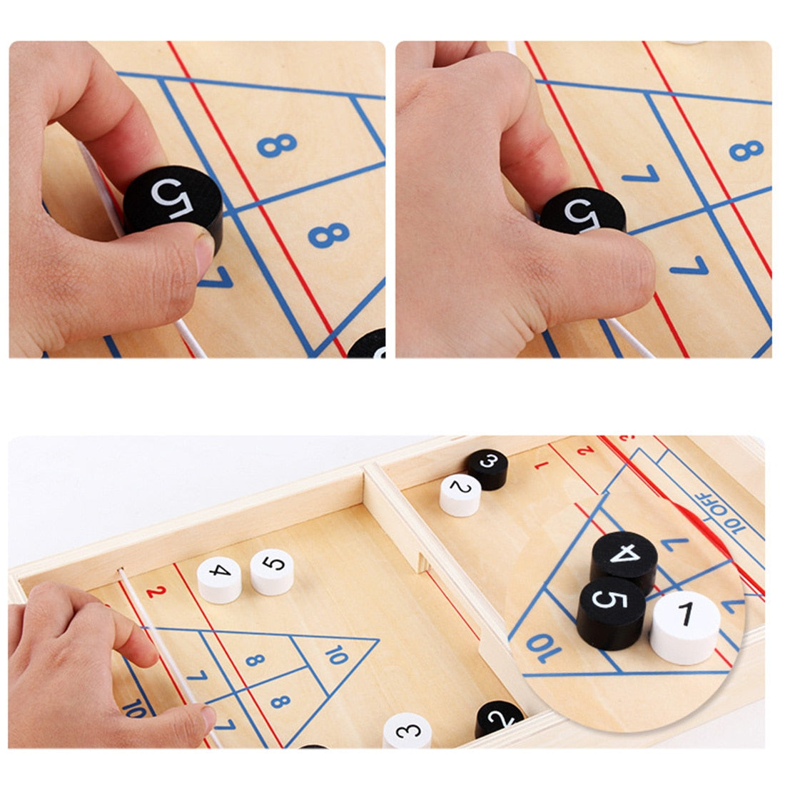 Portable Tabletop Shuffleboard 15"