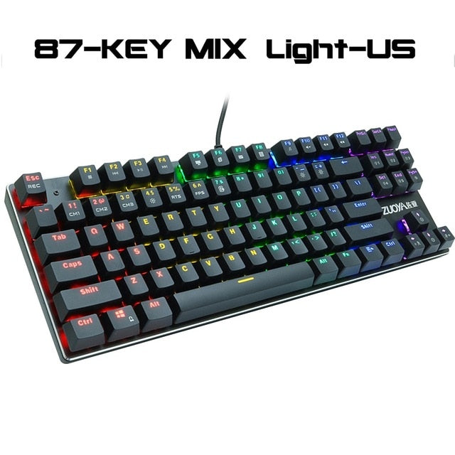 Rainbow RGB Mechanical Gaming Keyboard For PC