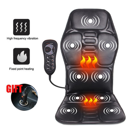 Portable Back Seat Massage Chair Pad Cushion