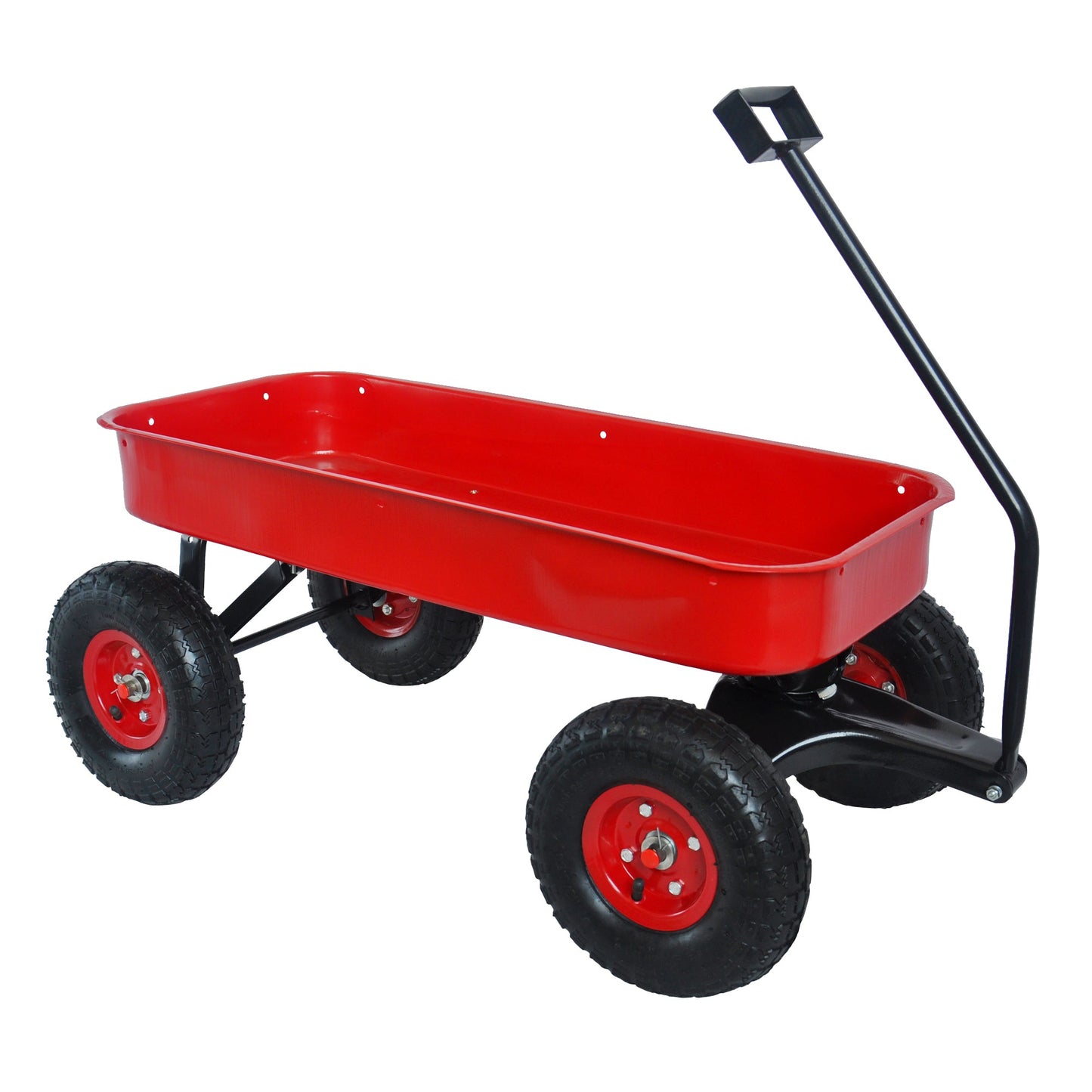 Heavy Duty Outdoor Foldable Kids Red Wagon