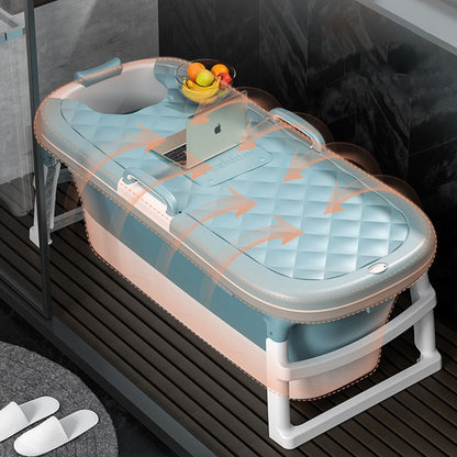 Foldable Stand Alone Bathtub For Adults