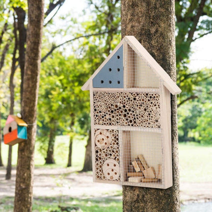 Natural Wooden Bee Hive Box House