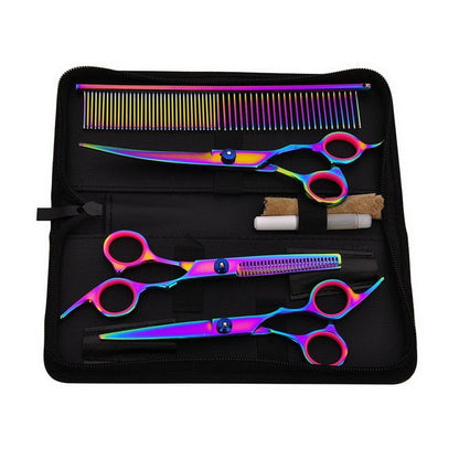 Premium Hair Cutting Scissors And Comb Set.