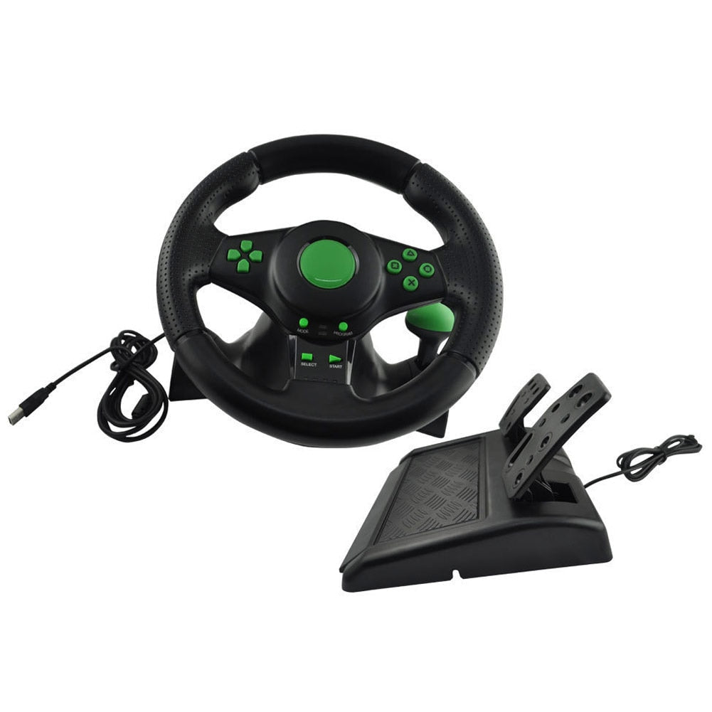 Racing Simulator Cockpit Steering Wheel Set