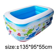 Inflatable Blow Up Above Ground Plastic Swimming Pool