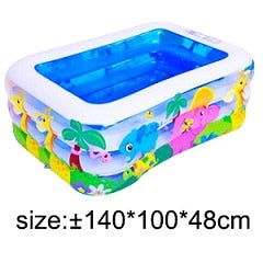 Inflatable Blow Up Above Ground Plastic Swimming Pool