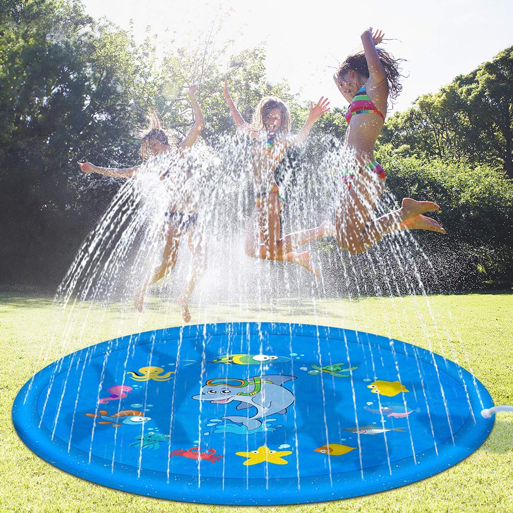 Kids Fun Sprinkler Water Toy Mat