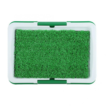 Portable Indoor Dog Porch Potty Grass Pee Pad