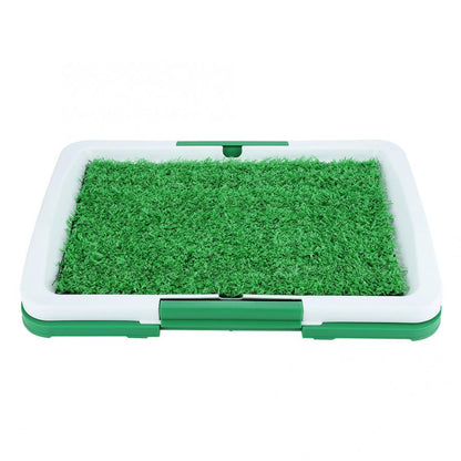 Portable Indoor Dog Porch Potty Grass Pee Pad