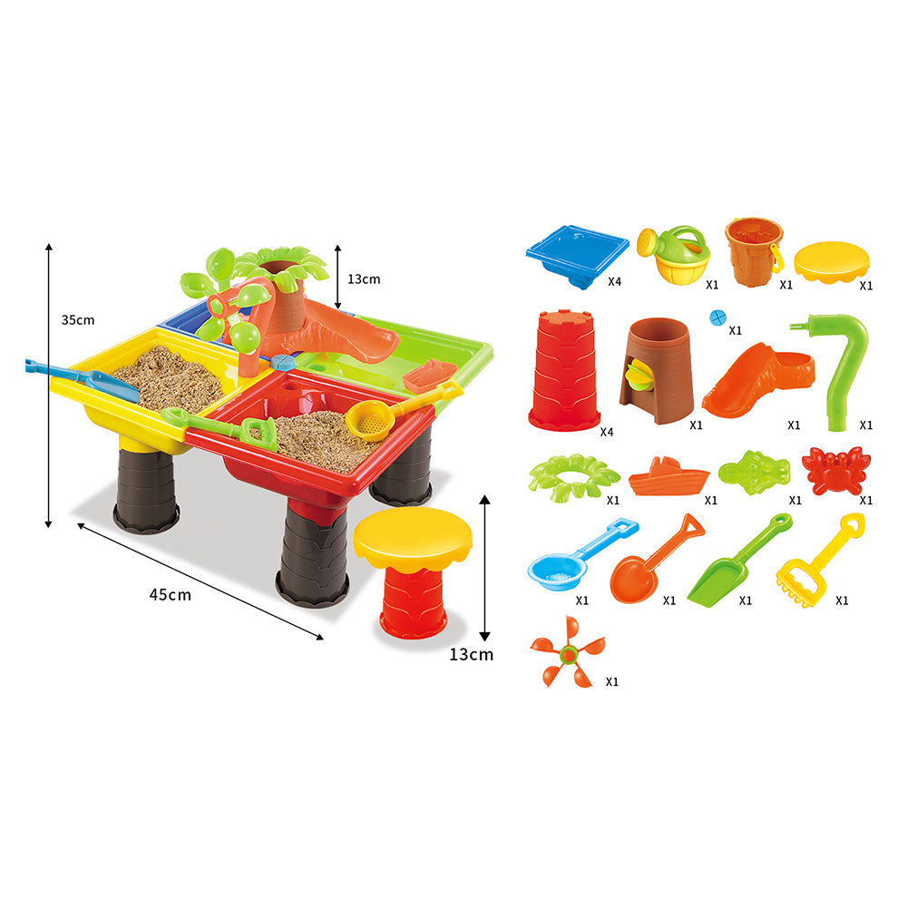 Water And Sand Play Table For Kids