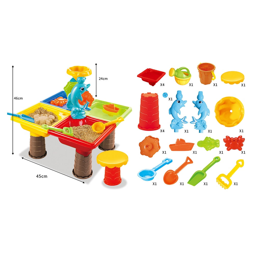 Water And Sand Play Table For Kids