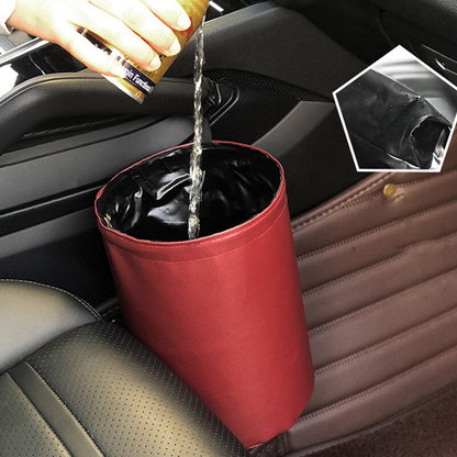 Premium Portable Car Garbage Trash Can