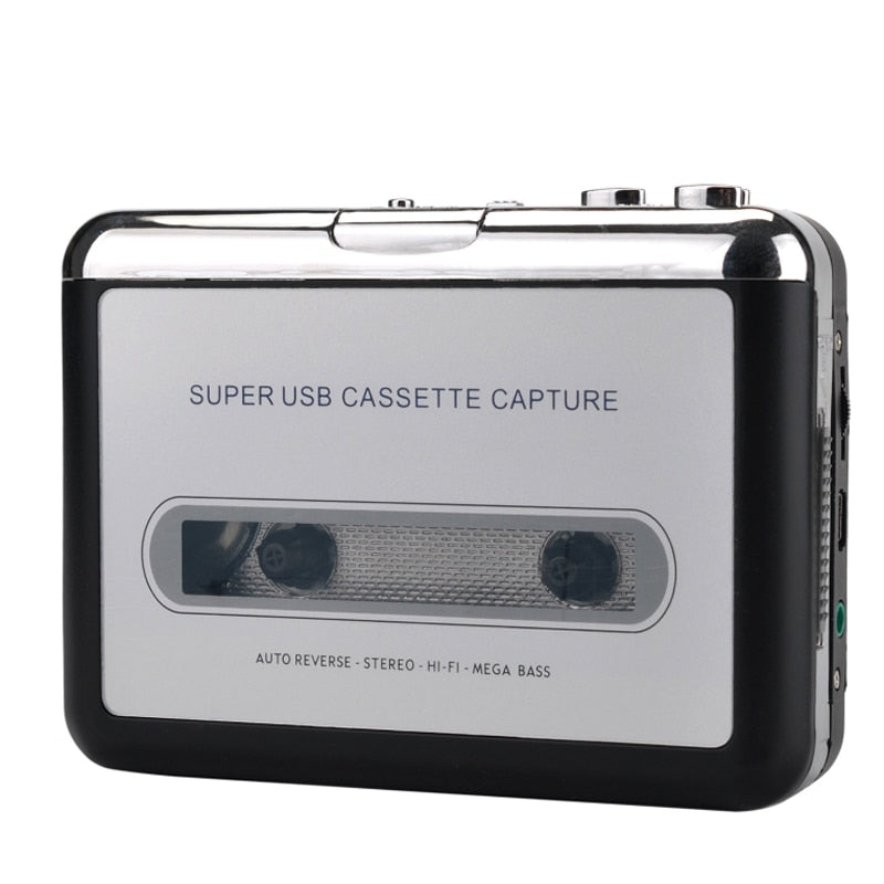 Portable Cassette To MP3 Converter And Tape Player