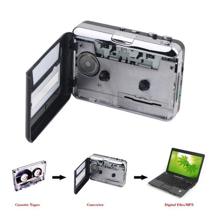 Portable Cassette To MP3 Converter And Tape Player