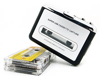 Portable Cassette To MP3 Converter And Tape Player