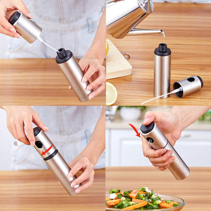 Cooking Oil Sprayer Bottle Stainless Steel