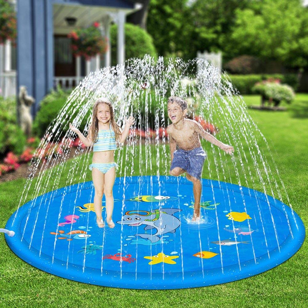 Kids Fun Sprinkler Water Toy Mat