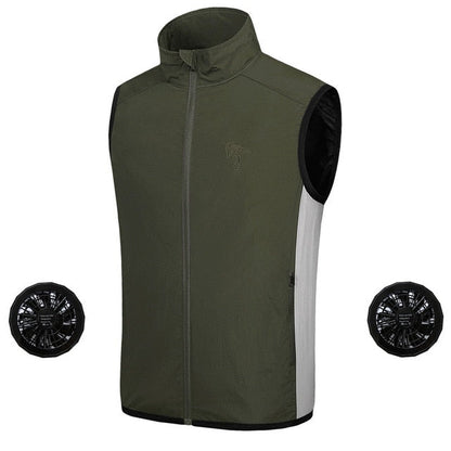 Men's Air Conditioned Cooling Jacket Ice Vest