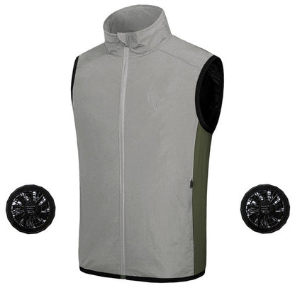 Men's Air Conditioned Cooling Jacket Ice Vest