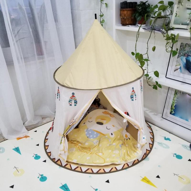 Kids Pop Up Indoor Play Tent Castle House