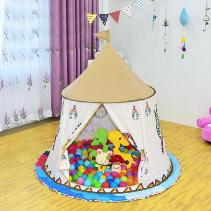 Kids Pop Up Indoor Play Tent Castle House