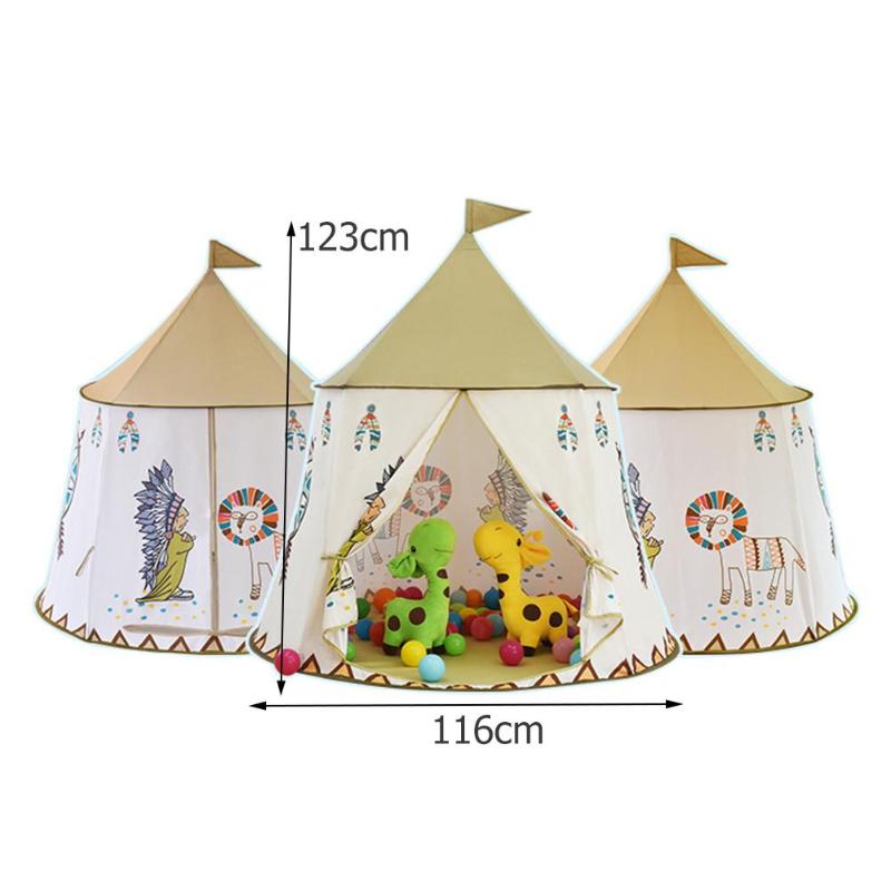 Kids Pop Up Indoor Play Tent Castle House