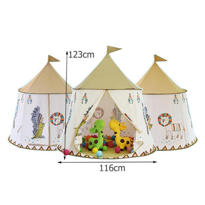 Kids Pop Up Indoor Play Tent Castle House