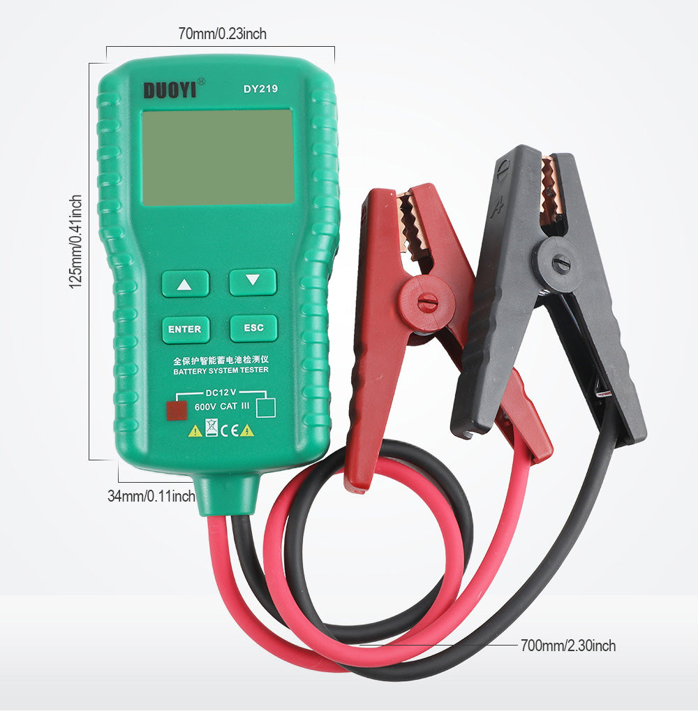 Portable 12V Car Battery Load Tester