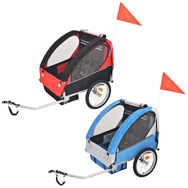 Heavy Duty Kids Bike Trailer Wagon Cart