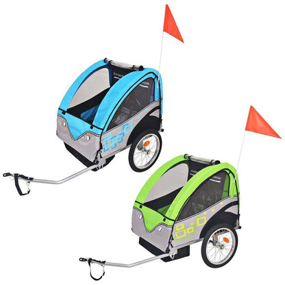 Heavy Duty Kids Bike Trailer Wagon Cart