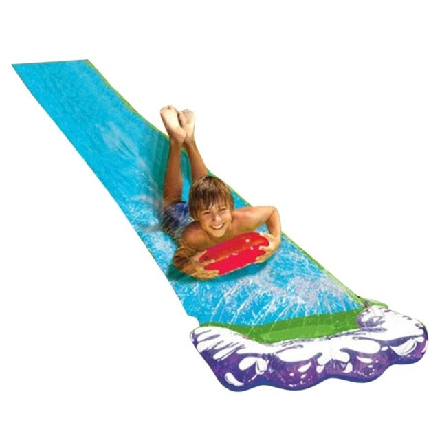 Long Kids Racing Home Water Slide 15'