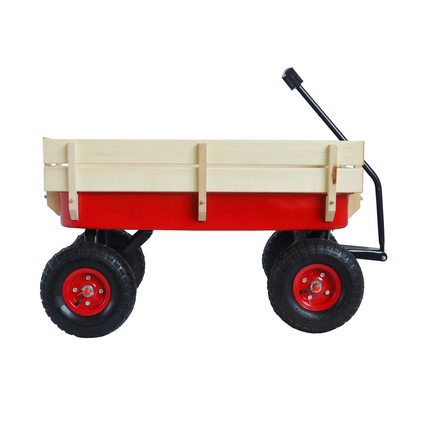 Heavy Duty Outdoor Foldable Kids Red Wagon