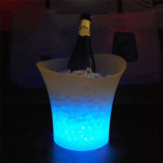 LED Insulated Champagne Ice Chiller Bucket