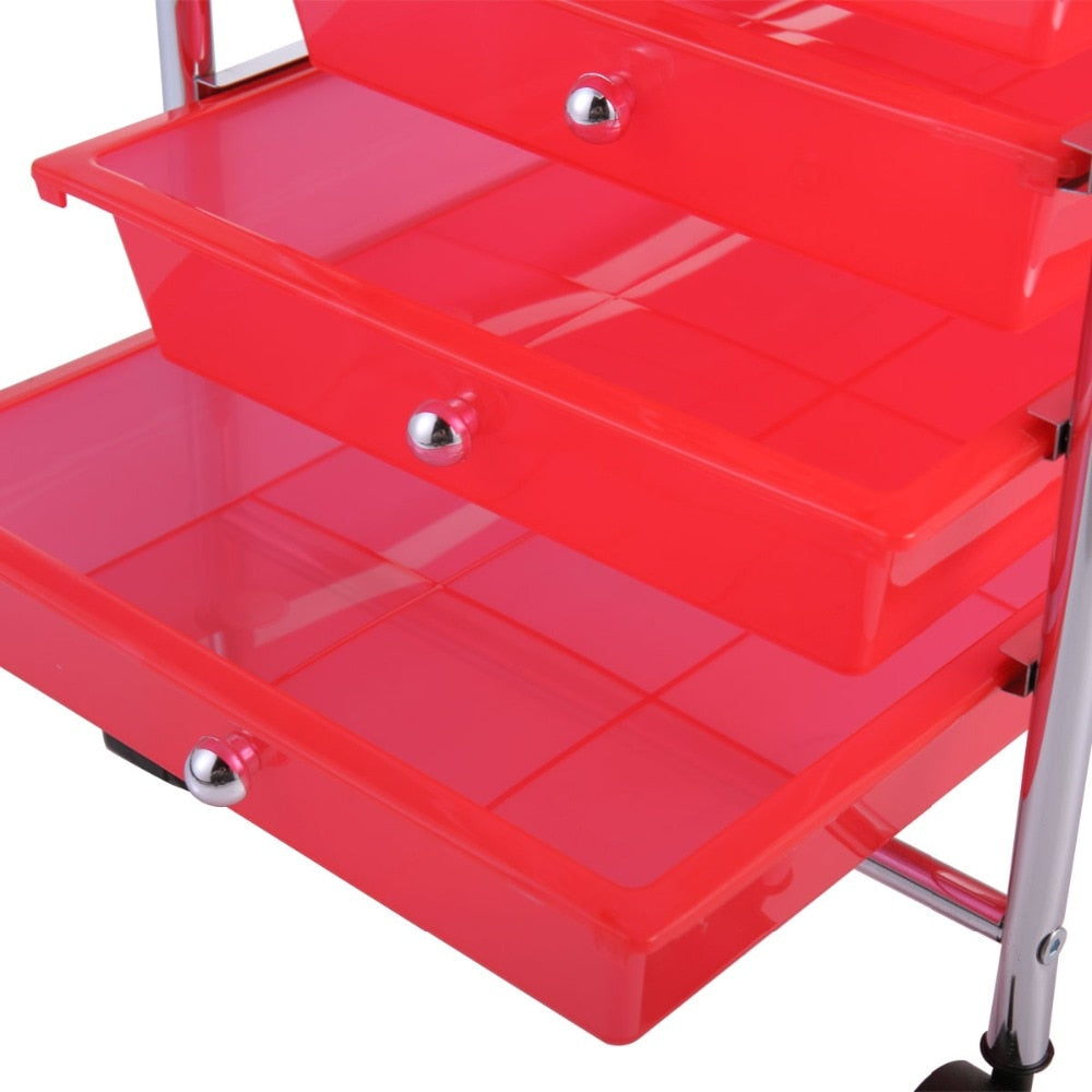 Heavy Duty 10 Drawer Rolling Storage Organizing Cart