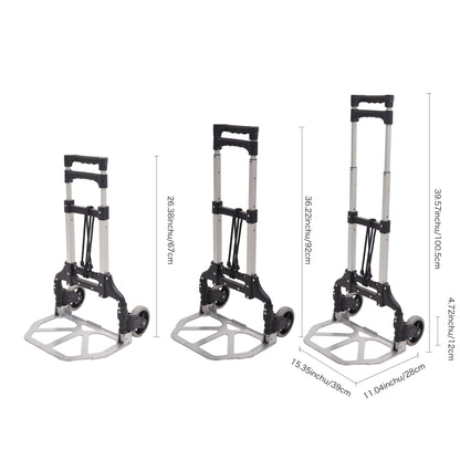 Heavy Duty Foldable Aliminum Hand Truck Dolly Cart