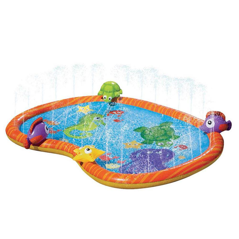 Large Kids Water Sprinkler Splash Pad Mat 55"