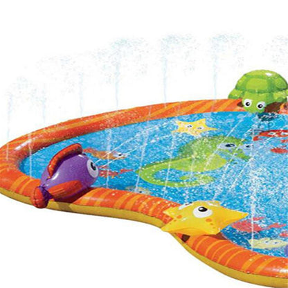 Large Kids Water Sprinkler Splash Pad Mat 55"