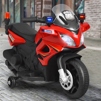 Kids Small Ride On Electric Police Motorcycle Bike