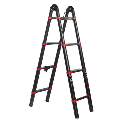 Heavy Duty Extendable Retracting Telescoping Aluminium Ladder