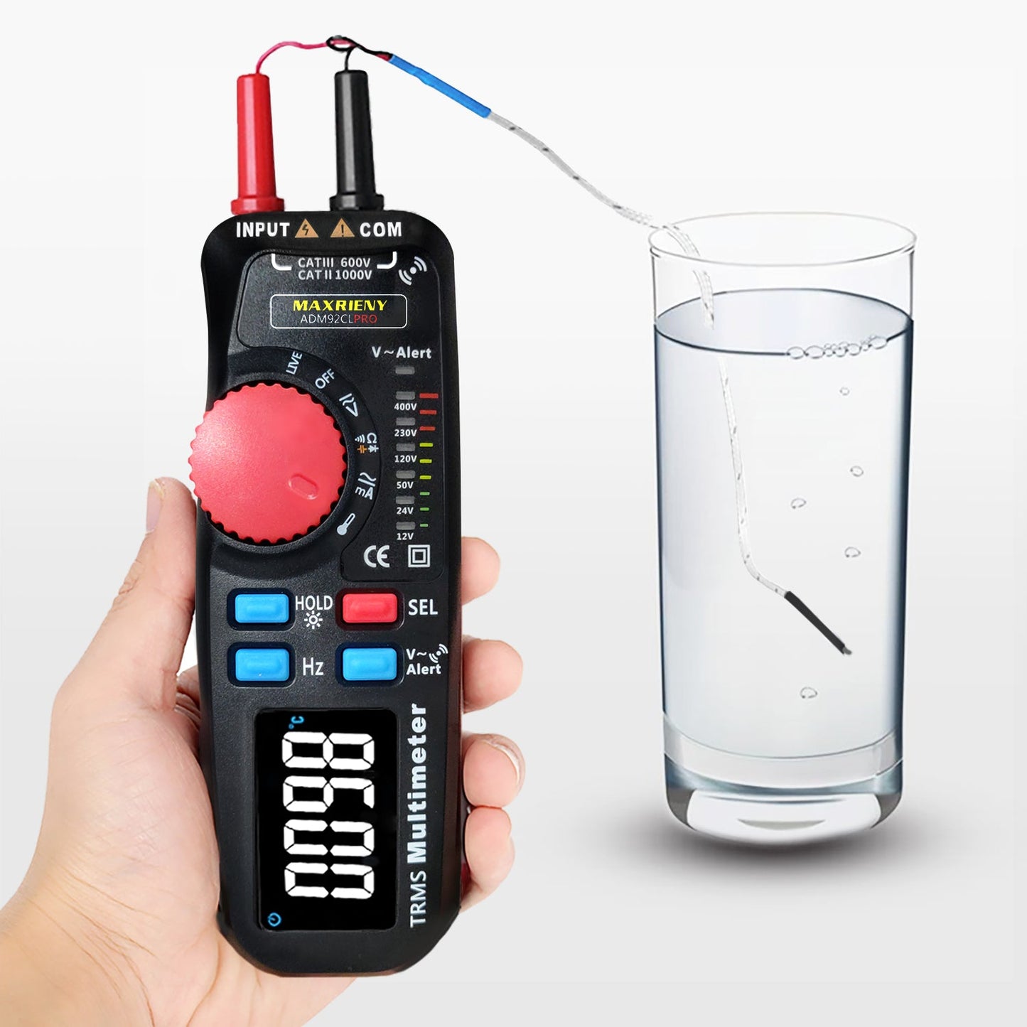 Professional Electrical Digital Voltage Tester Multimeter