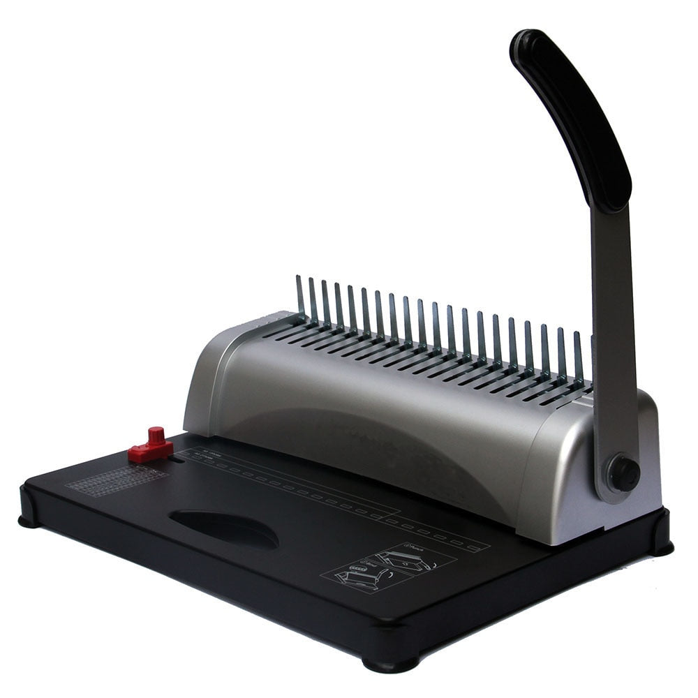 Premium Book Spiral Comb Binding Machine 21 Hole