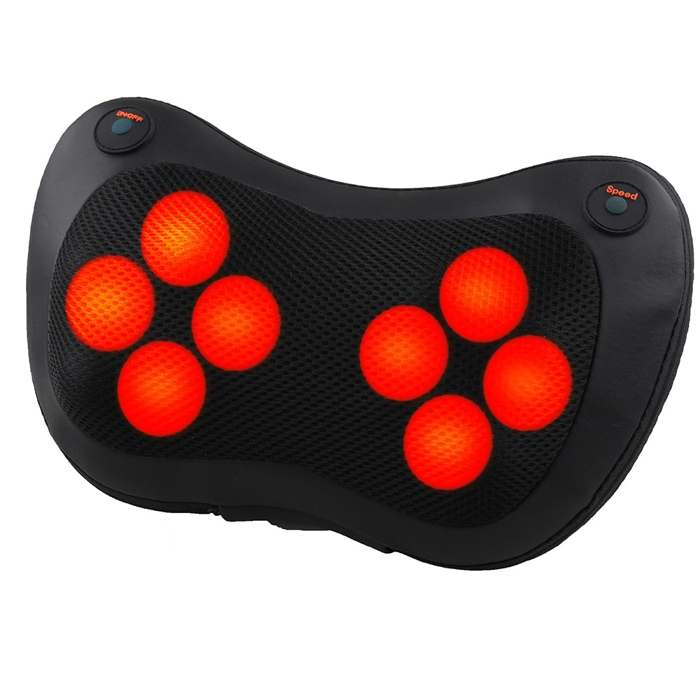 Portable Heated Electric Shiatsu Lower Back Massager.